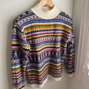 Talbots Colorful Turtleneck Sweater